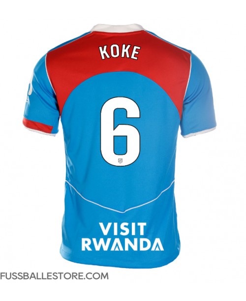 Günstige Atletico Madrid Koke #6 3rd trikot Damen 2025-26 Kurzarm Günstige Atletico Madrid Koke #6 3rd trikot Damen 2025-26 Kurzarm